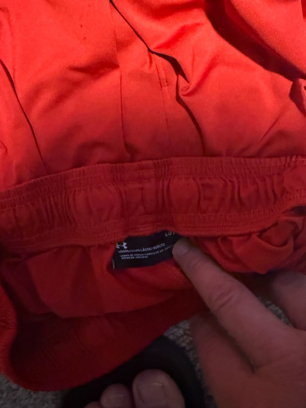 Under Armour Red Athletic Shorts